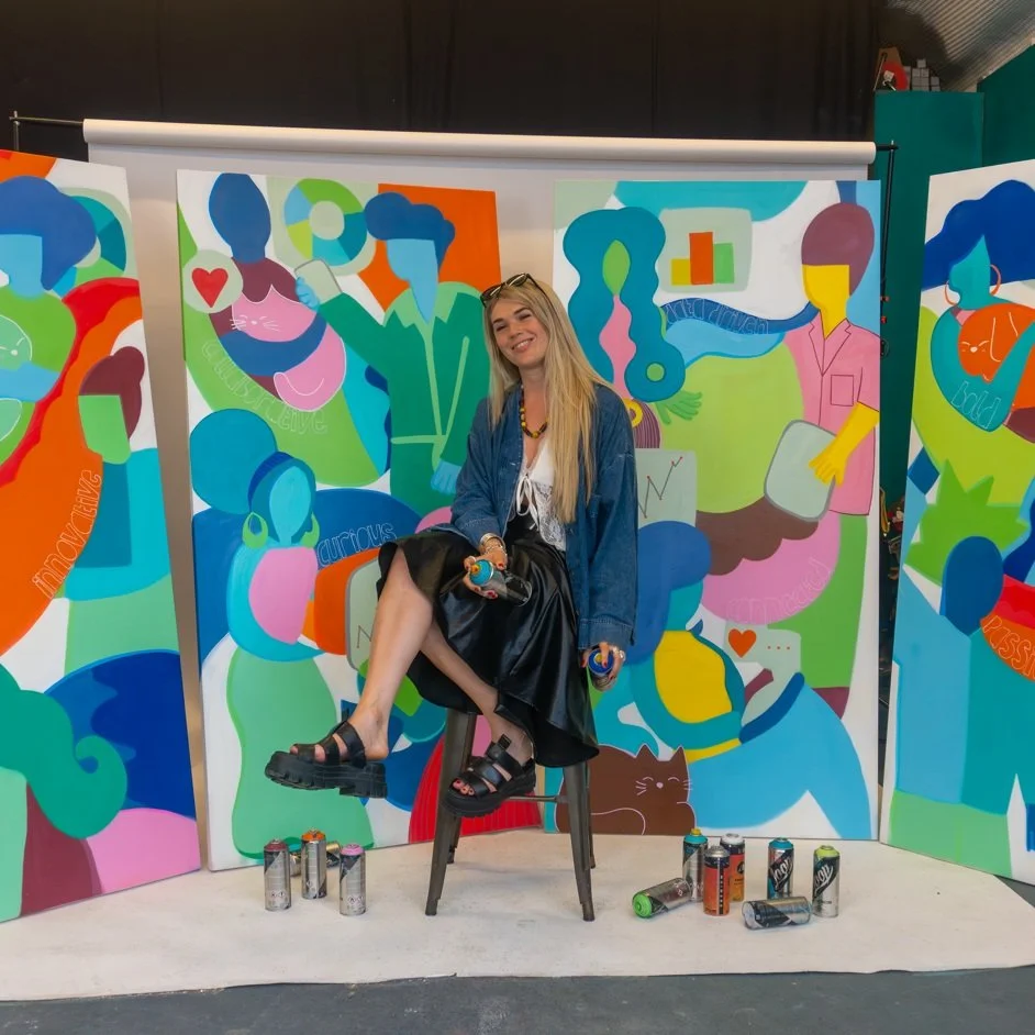My summer canvas commission: the creative process