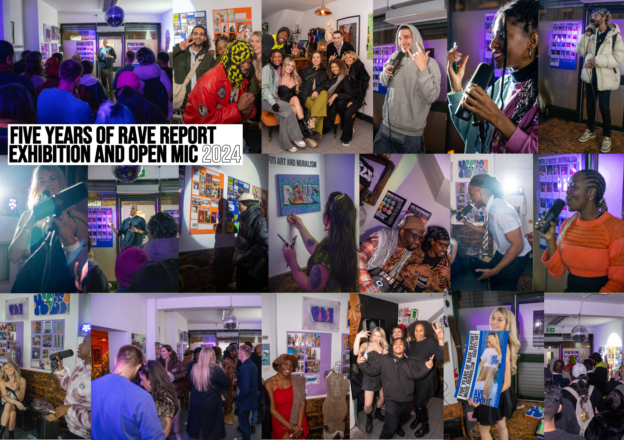 Rave Report Exhibition & Open Mic