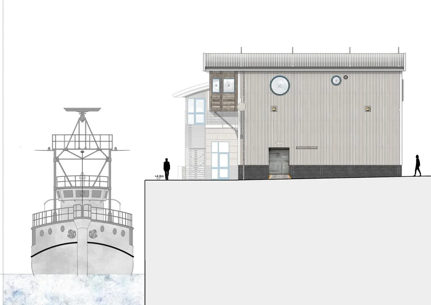 The contractor has been appointed for the construction of our retrofit project for Eyemouth Harbour Trust. It&rsquo;s our second project for the same client in Eyemouth.

The project includes the refurbishment of an old industrial building into offic
