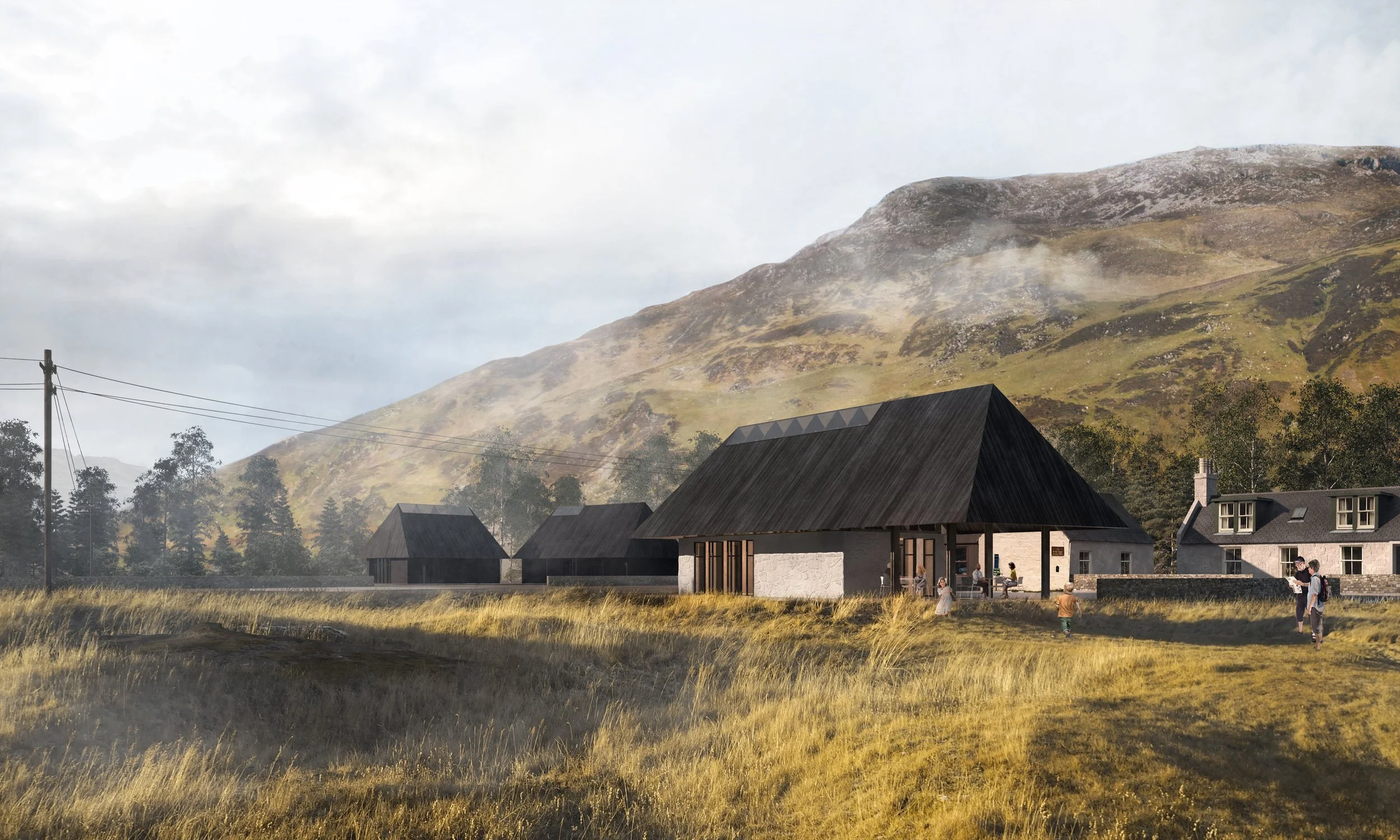Galmstrup_Wester Ross Masterplan_210_Culture / Museum / Heritage / Community / Exhibition – Masterplan / Materiality / Sustainable