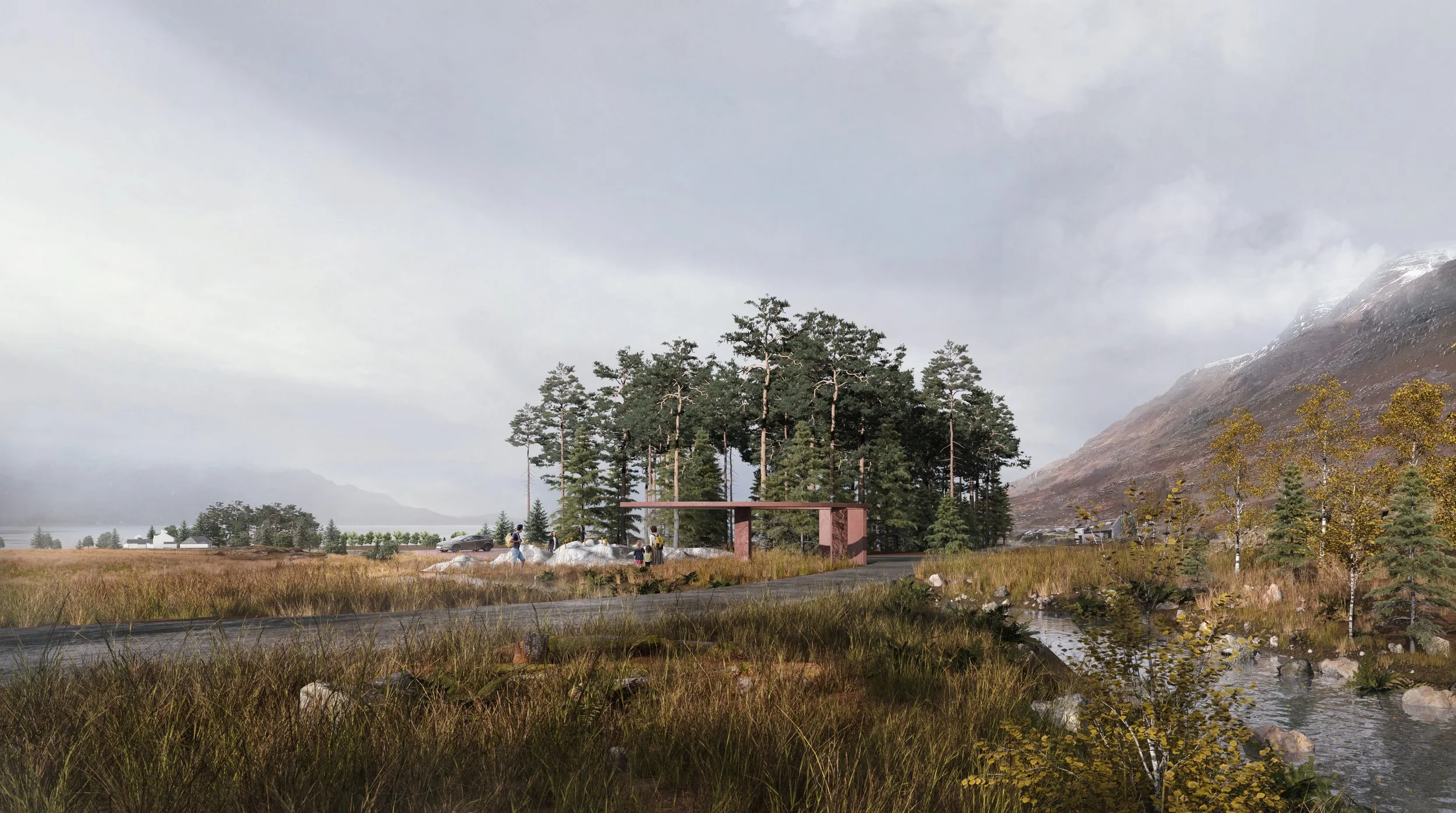 Galmstrup_Wester Ross Masterplan_211_Culture / Museum / Heritage / Community / Exhibition – Masterplan / Materiality / Sustainable