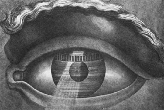 Claude-Nicolas Ledoux, OEil refléctant l'interieur du théâtre de Besançon, XVIII cen.