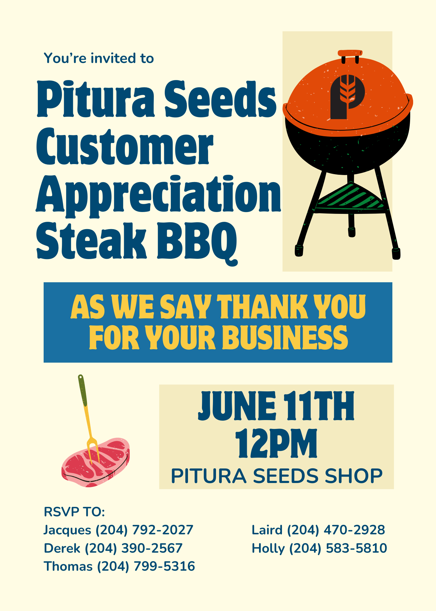 2026 Customer Appreciation BBQ - June 11th