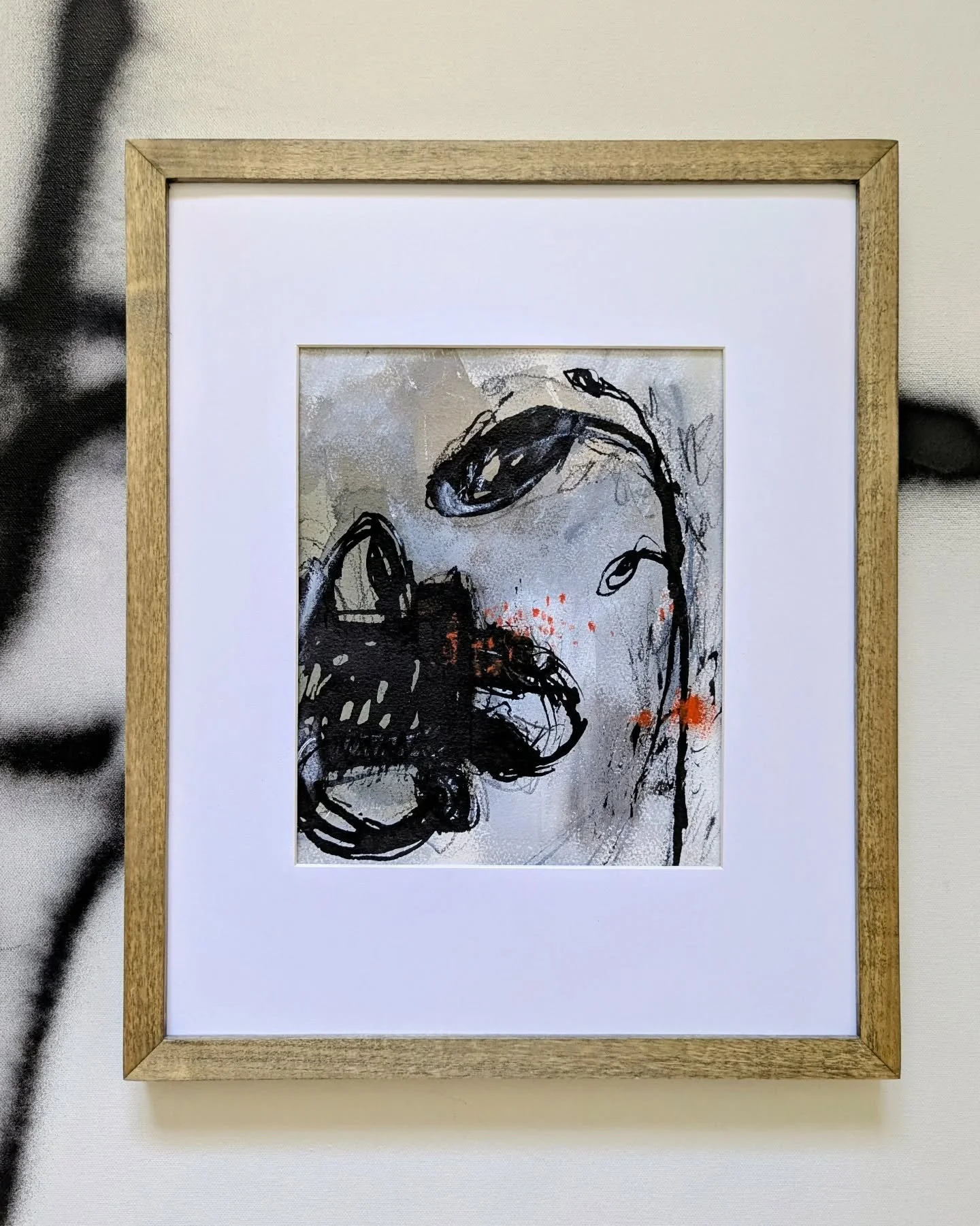 This painting is part of the series that I showed the process videos of. In them, I explored layering charcoal, acrylic ink, paint, pastel, and graphite. Each piece ended up with its own personality, yet all tell the story of exploration and hope.

I