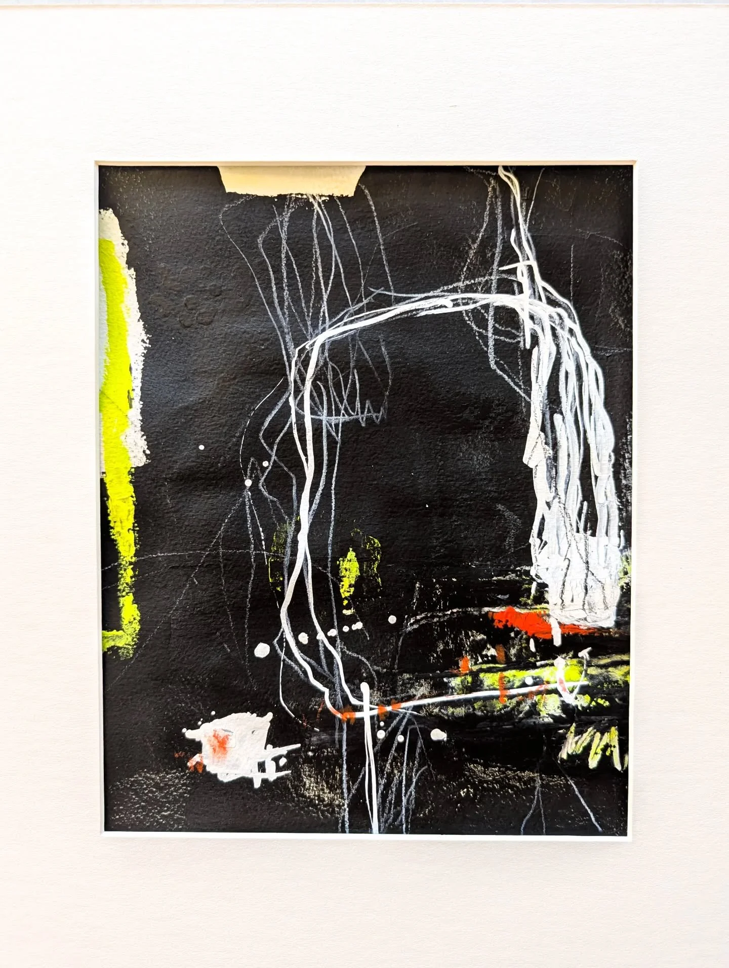 This painting is part of the series that I showed the process videos of. In them, I explored layering charcoal, acrylic ink, paint, pastel, and graphite. Each piece ended up with its own personality, yet all tell the story of exploration and hope.

#