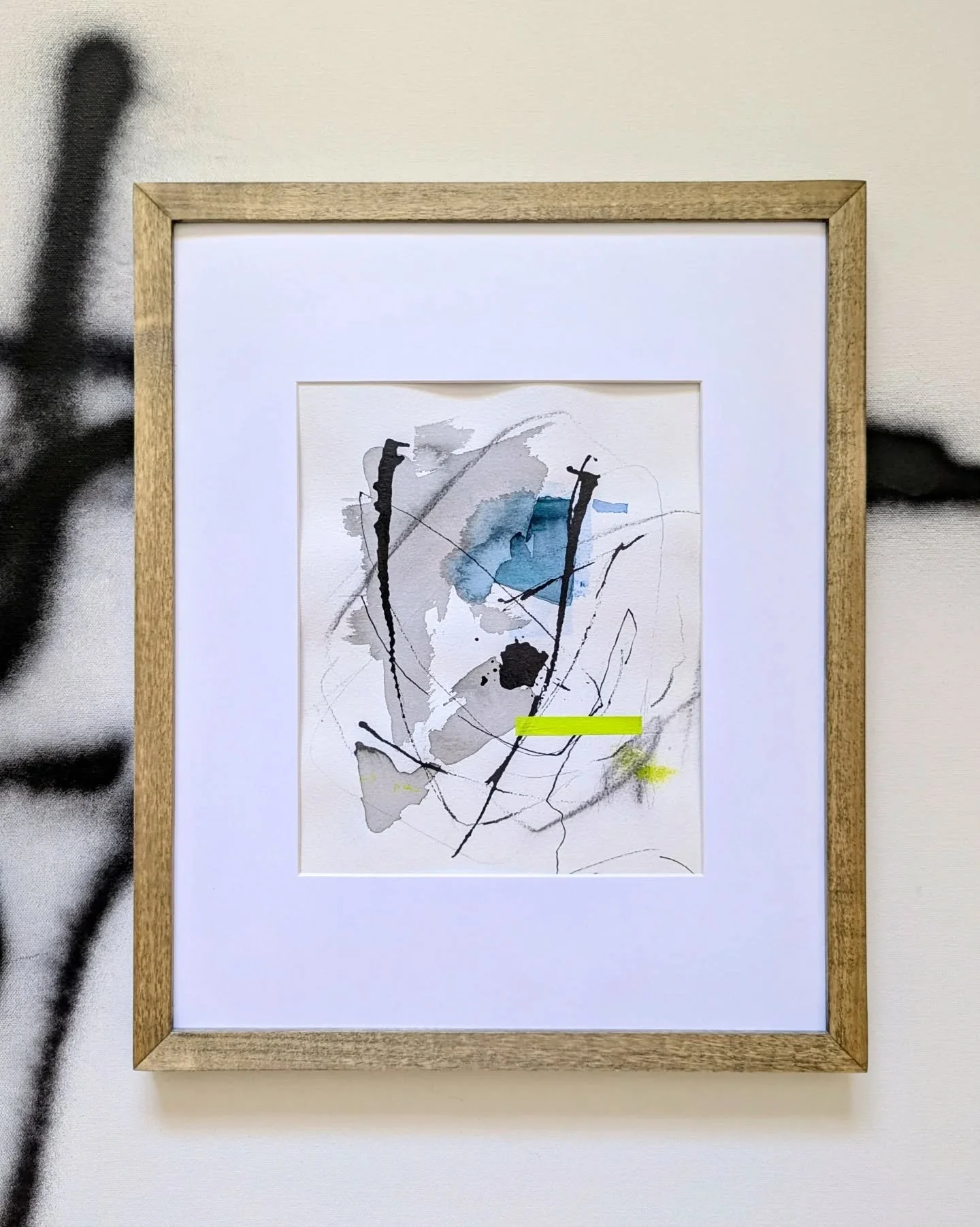 This painting is part of the series that I showed the process videos of. In them, I explored layering charcoal, acrylic ink, paint, pastel, and graphite. Each piece ended up with its own personality, yet all tell the story of exploration and hope.

I