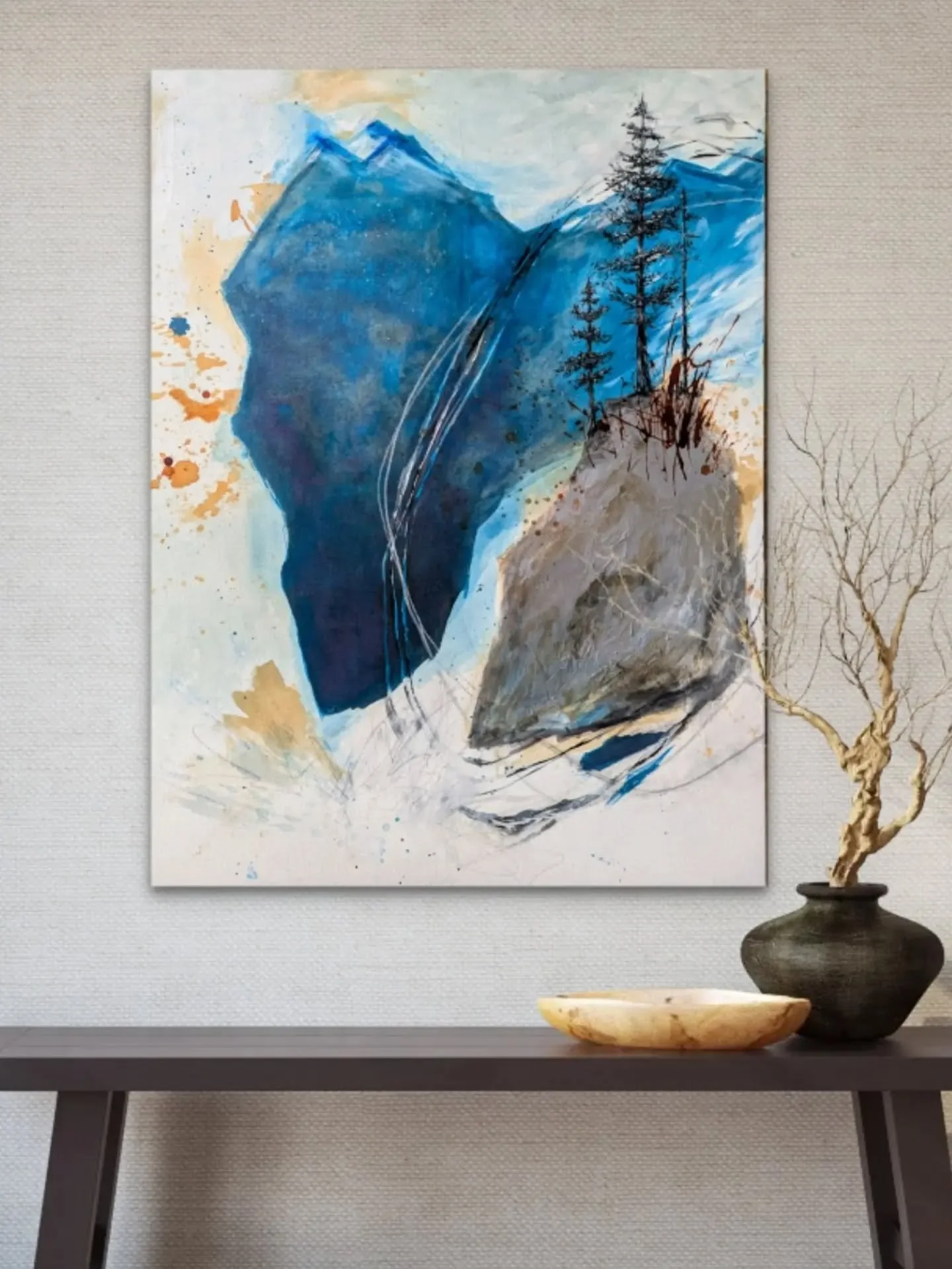 Is this painting done? Help me decide. Should I keep it simple or add to it?