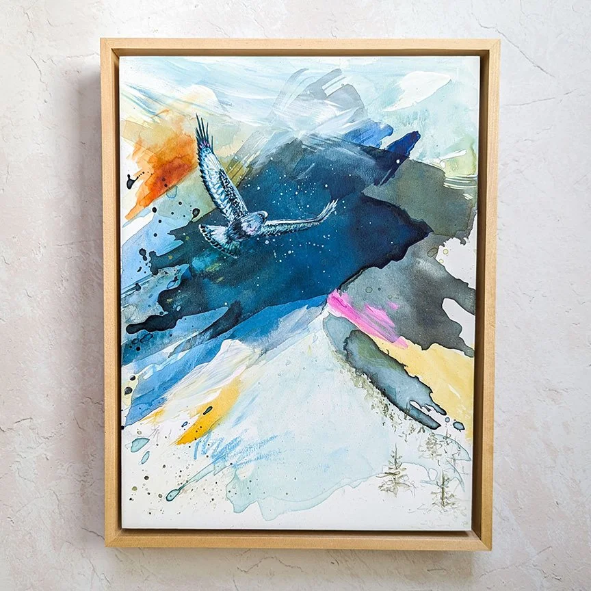 Icy Ascent 12 x 9 (framed)