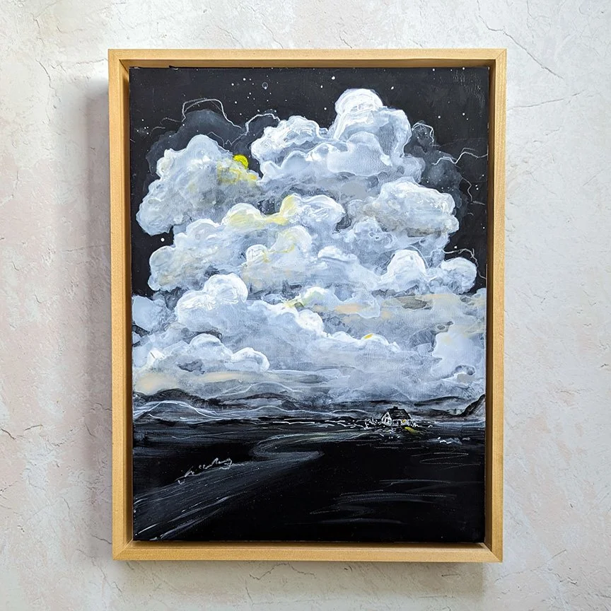 A Crack Of Thunder 12 x 9 (framed)