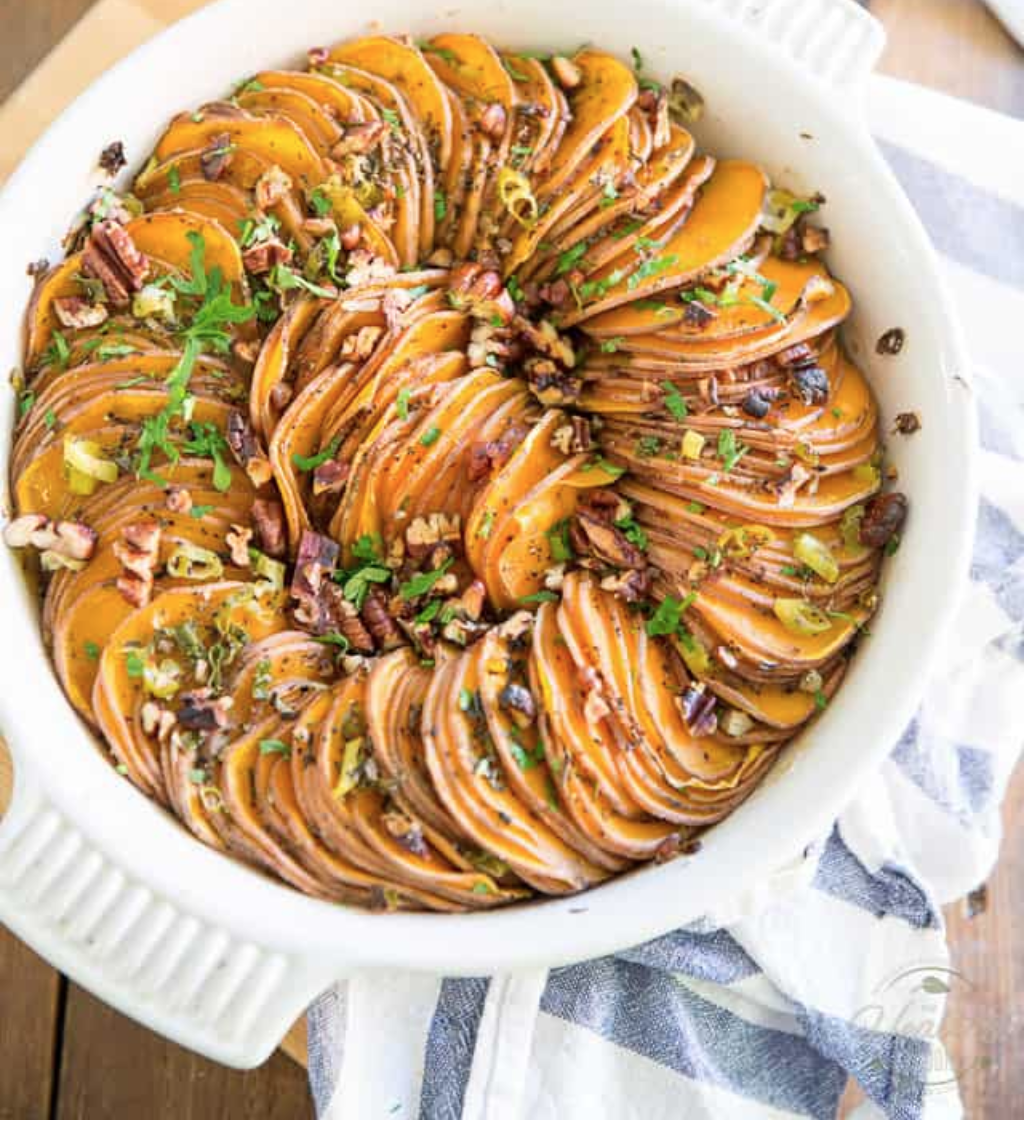 Scalloped Sweet Potato Ring