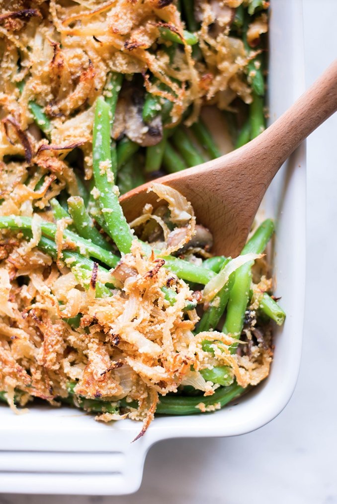 Healthy Green Bean Casserole
