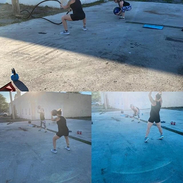 There's no question we train hard.  I push them harder.  #traininghard #personaltrainer #nutritioncoach