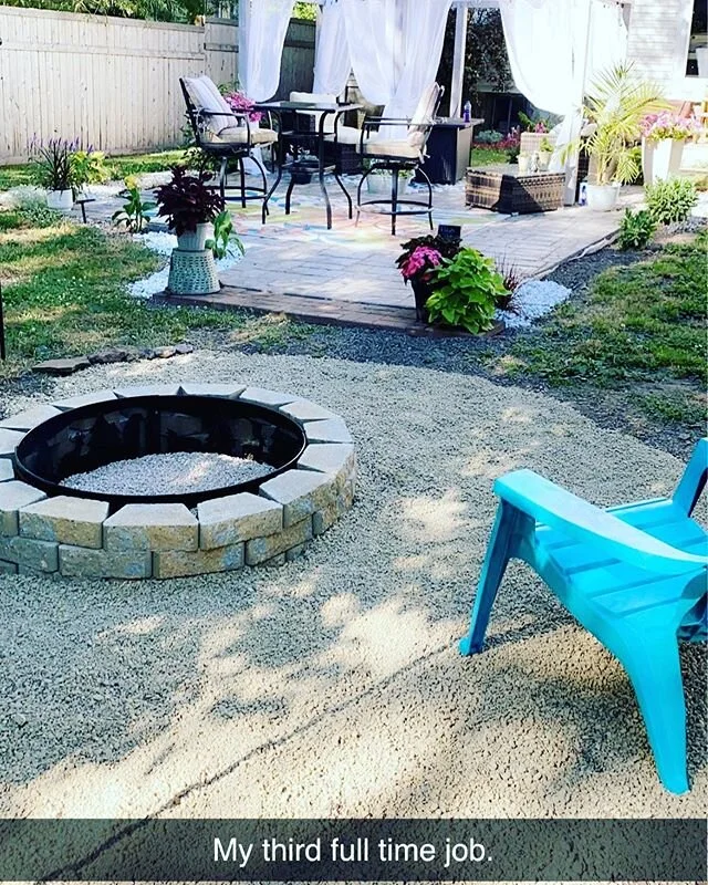 Hard work in every aspect of my life.  So satisfying when you see what you can accomplish once you set your mind to it.