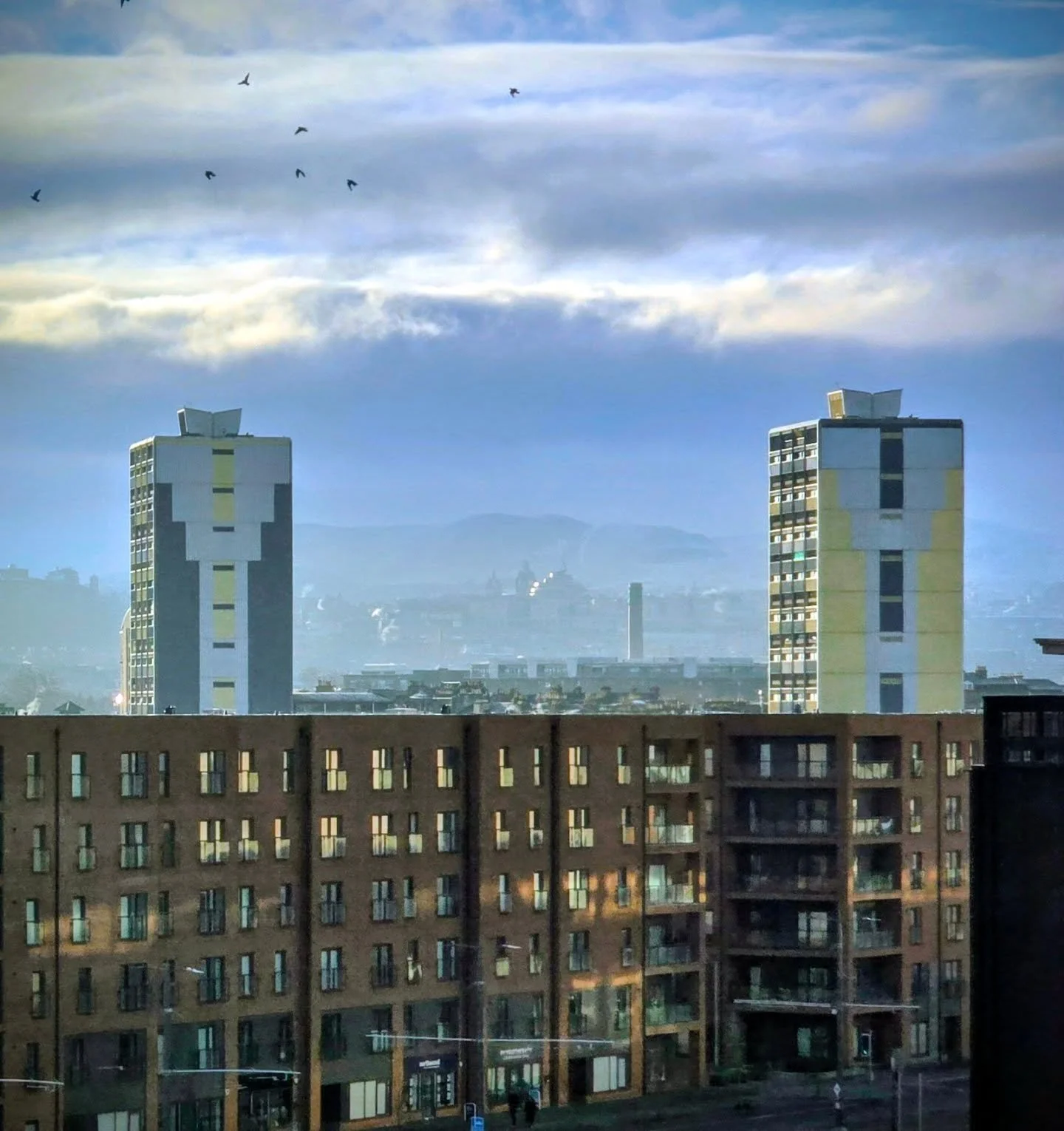 Leith and the city beyond the boundary.