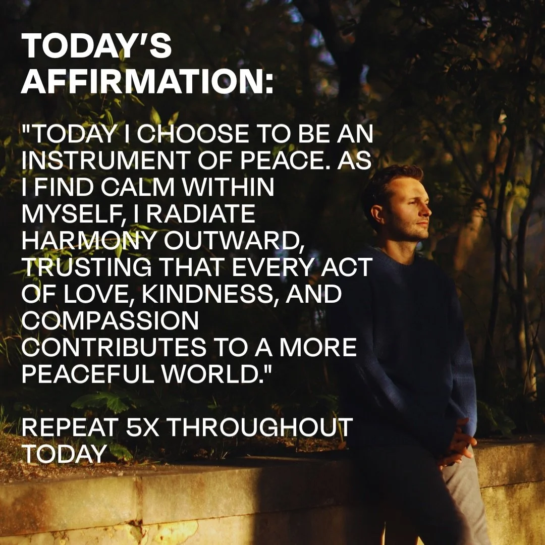In a world that often feels rushed, reactive, and loud, choosing peace is a powerful act.
Peace isn&rsquo;t passive. It&rsquo;s intentional.
It&rsquo;s the decision to meet life with steadiness, compassion, and trust, even when things feel uncertain.