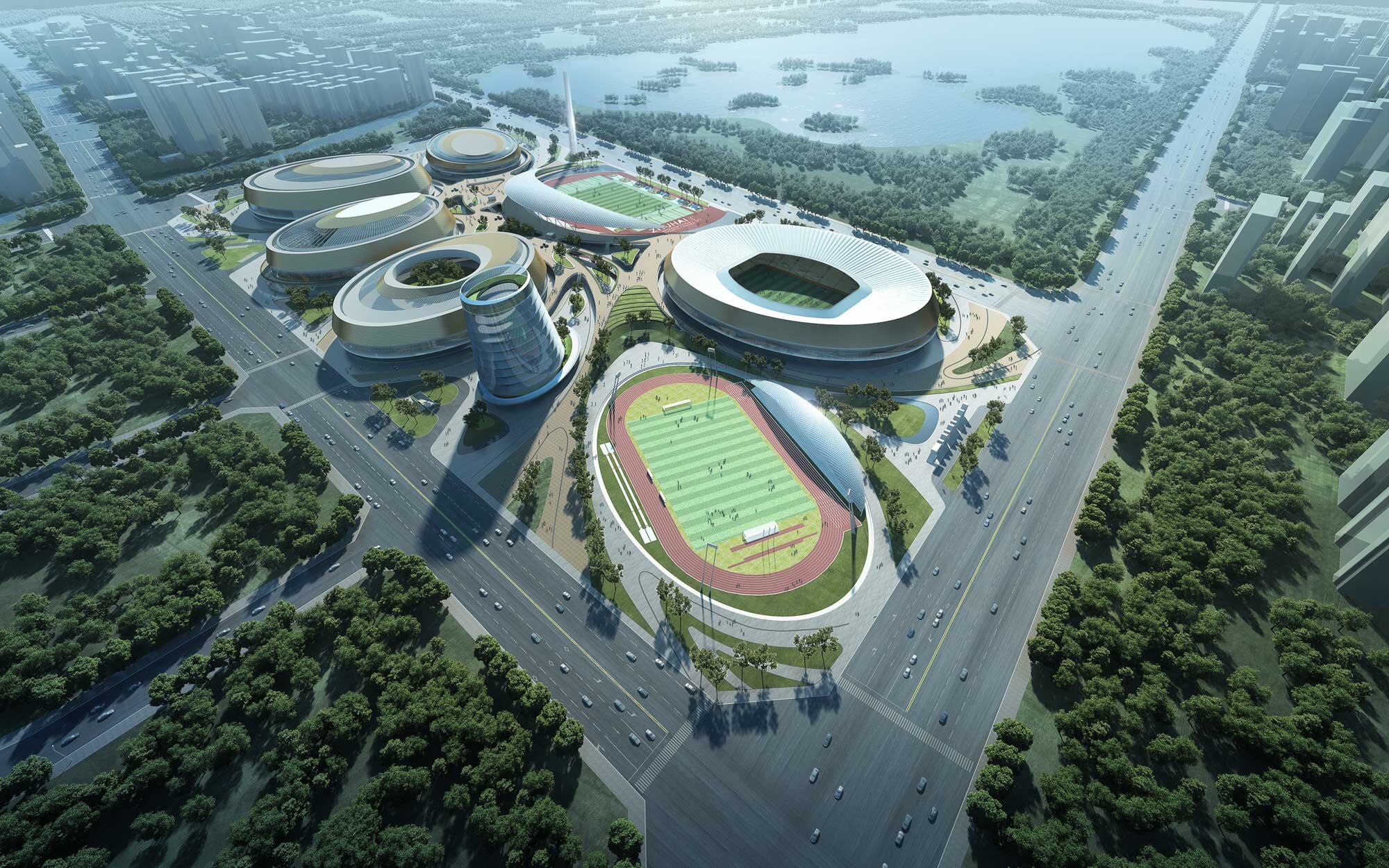 Zhuhai International Sports Center — Holmes Miller | Architectural Practice