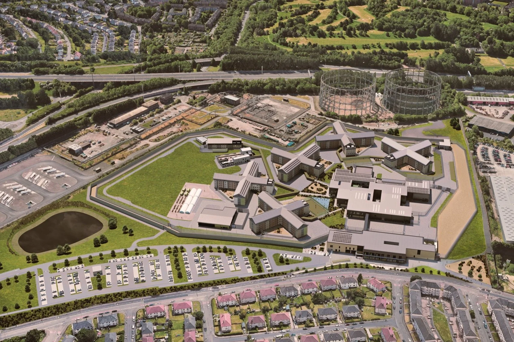 Holmes Miller Leads the Design of Scotland’s Most Progressive Custodial Facility: HMP Glasgow