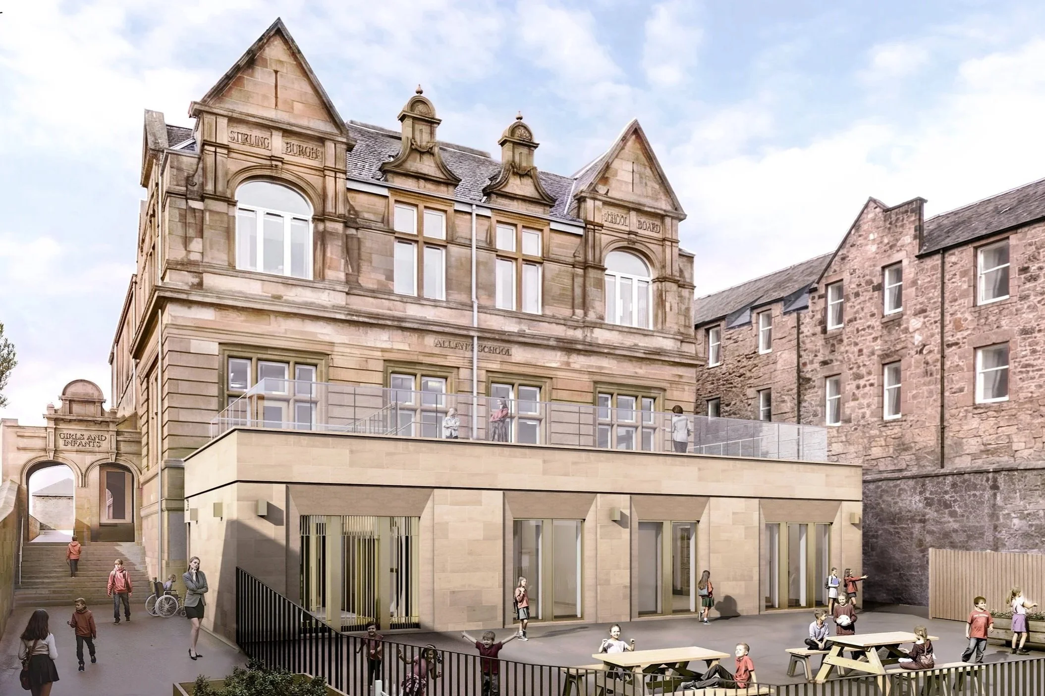 Plans submitted to transform Allan’s Primary School in Stirling