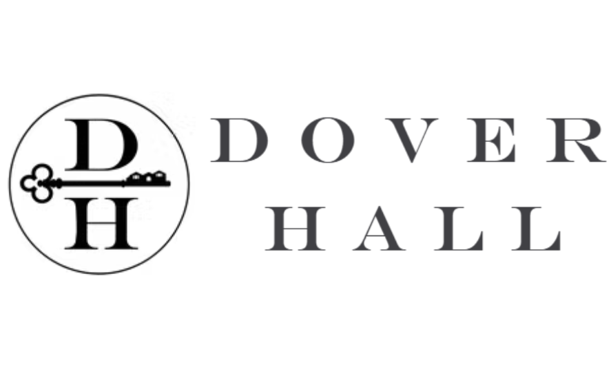 A logo of Dover Hall as one of With Ink: Typewriter Poetry's previous wedding locations.