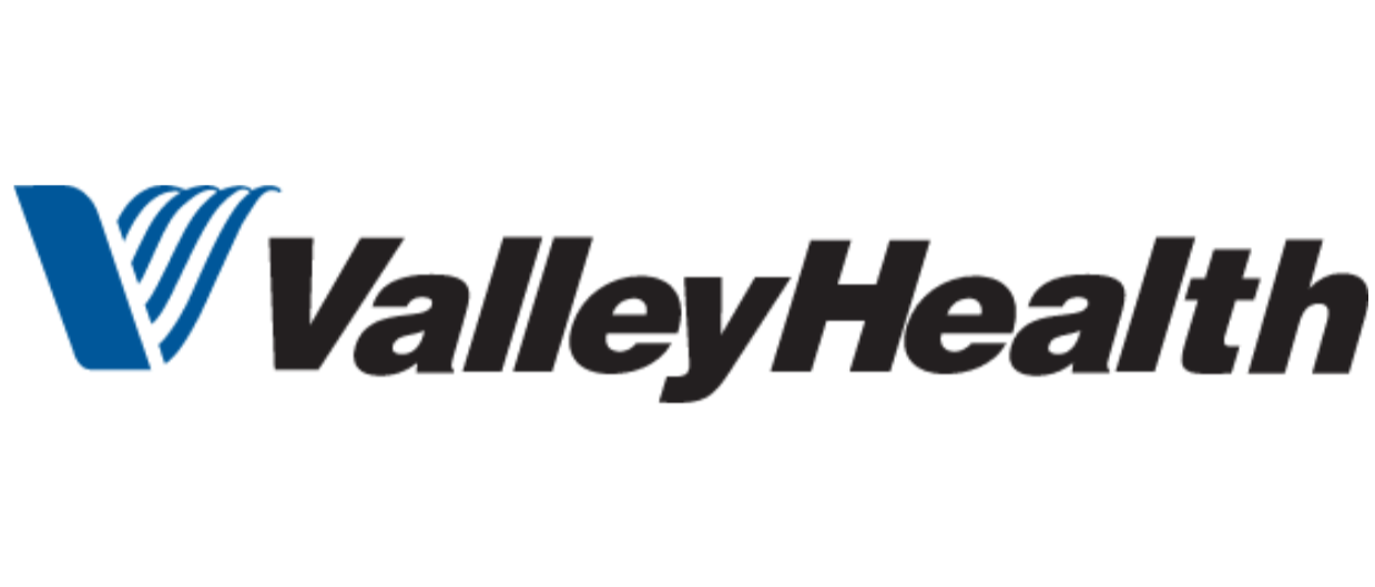 A logo of Valley Health hospital system in Virginia's Shenandoah Valley, which has hired one of our typewriter poets, Joseph, for poetry for their patients and caregivers.