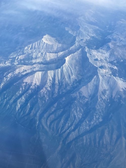 Mountains from above