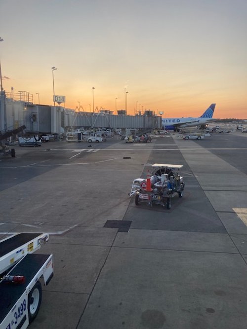 Early morning flight