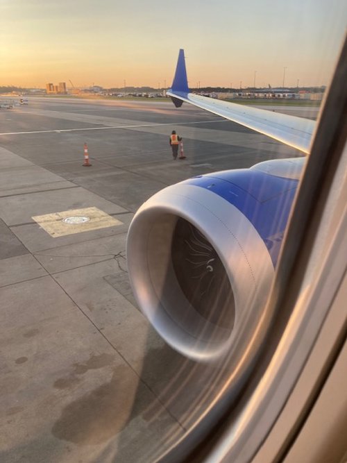 Early morning flight