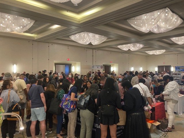 Crowded floor