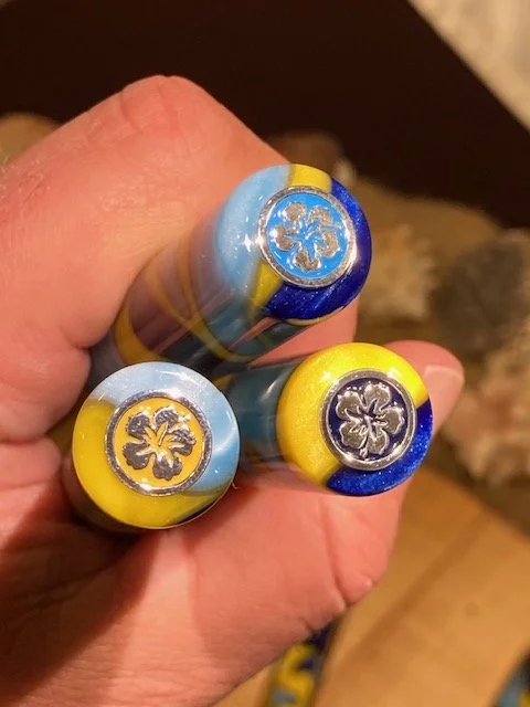 Colored medallions
