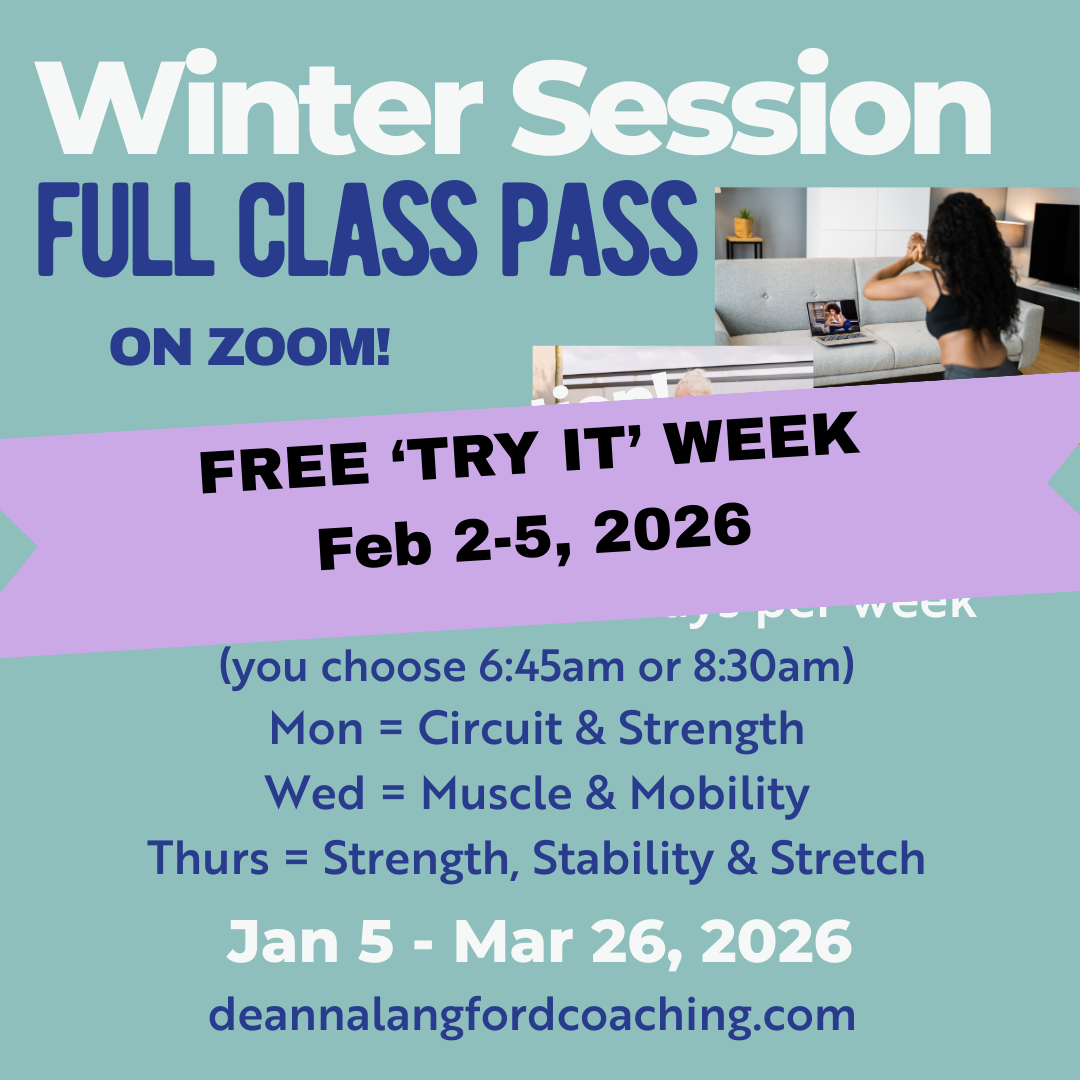 Virtual Fitness Class TRY IT week!