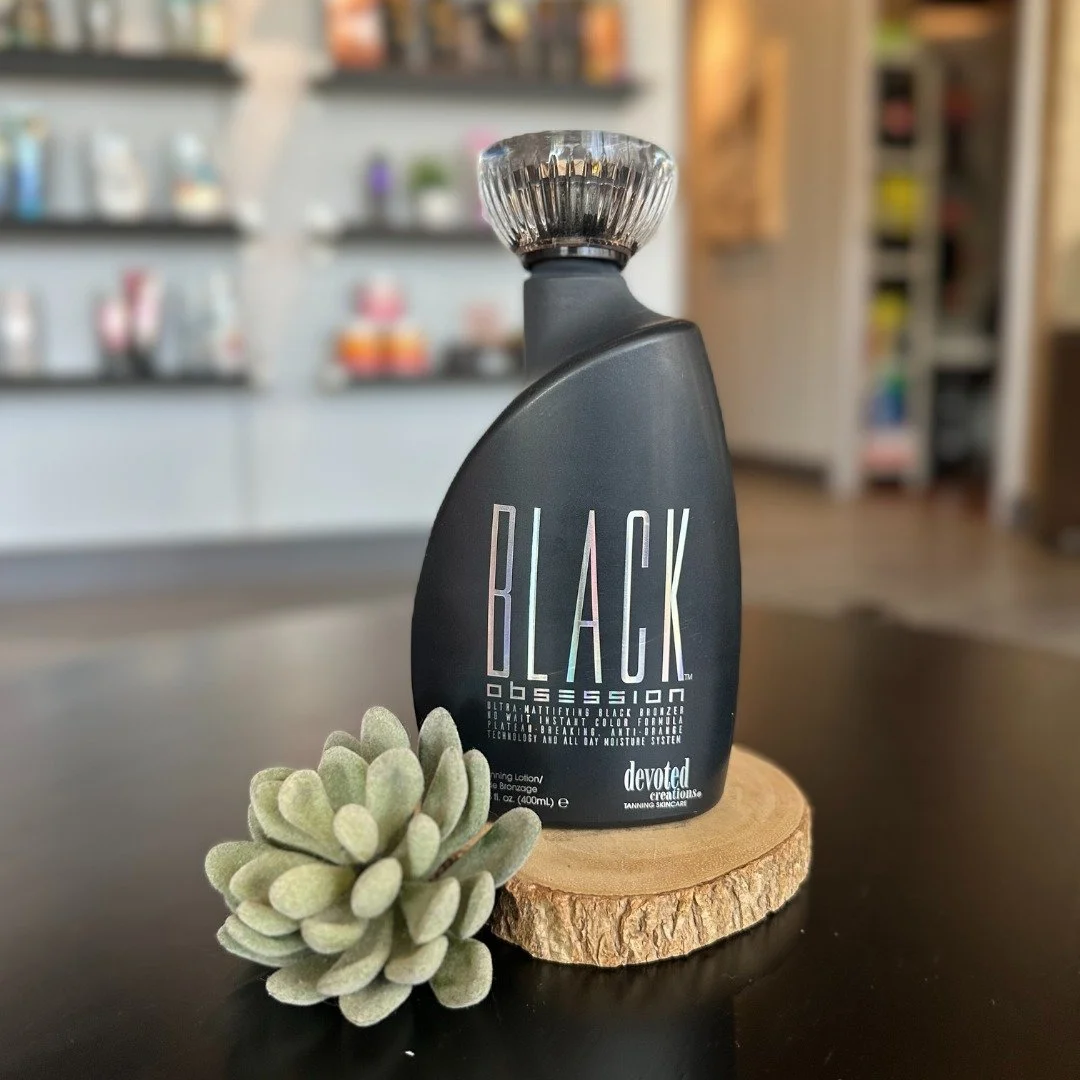 Sunkissed skin starts with a little Black Obsession 🖤
This ultra-dark bronzing lotion by Devoted Creations is your fast pass to a flawless, envy-worthy glow.
Hydrating. Smoothing. Addicting.
Your summer tan? Chef&rsquo;s kiss. 👩&zwj;🍳💋 #TanWithDe
