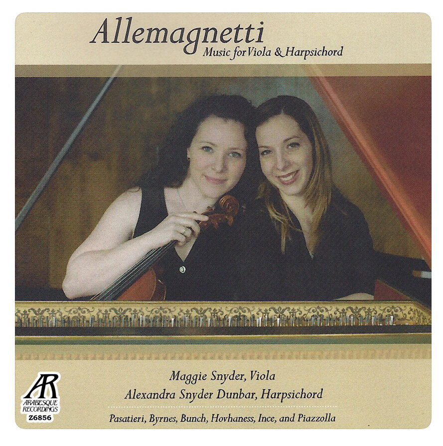 Allemagnetti: Viola and Harpsichord