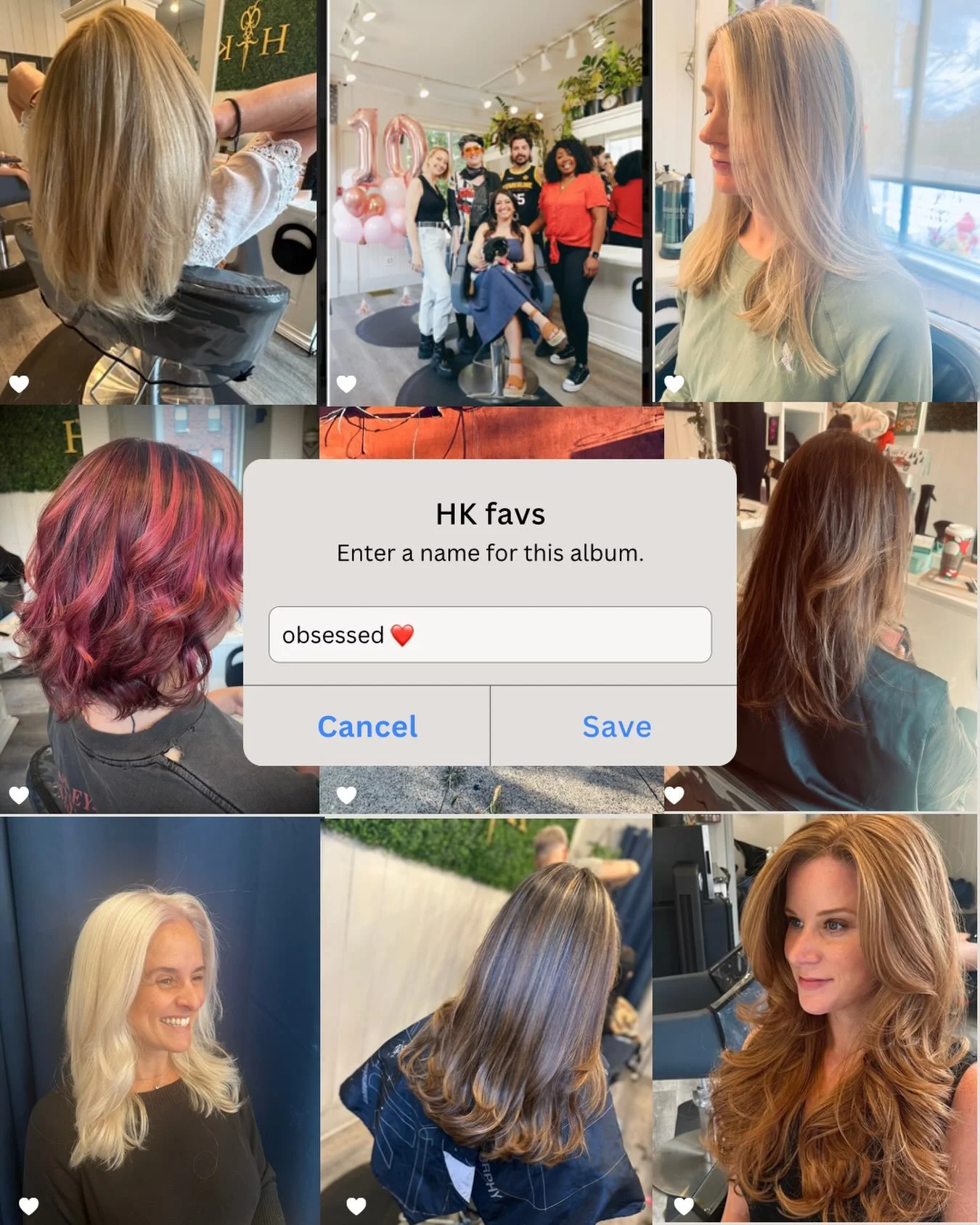 A little photo dump of HK hair.

A mix of beautiful hair, behind the scenes moments and the everyday moments that make this place feel like home.

Thanks for following along and supporting our small business. We love getting to share a little bit of 
