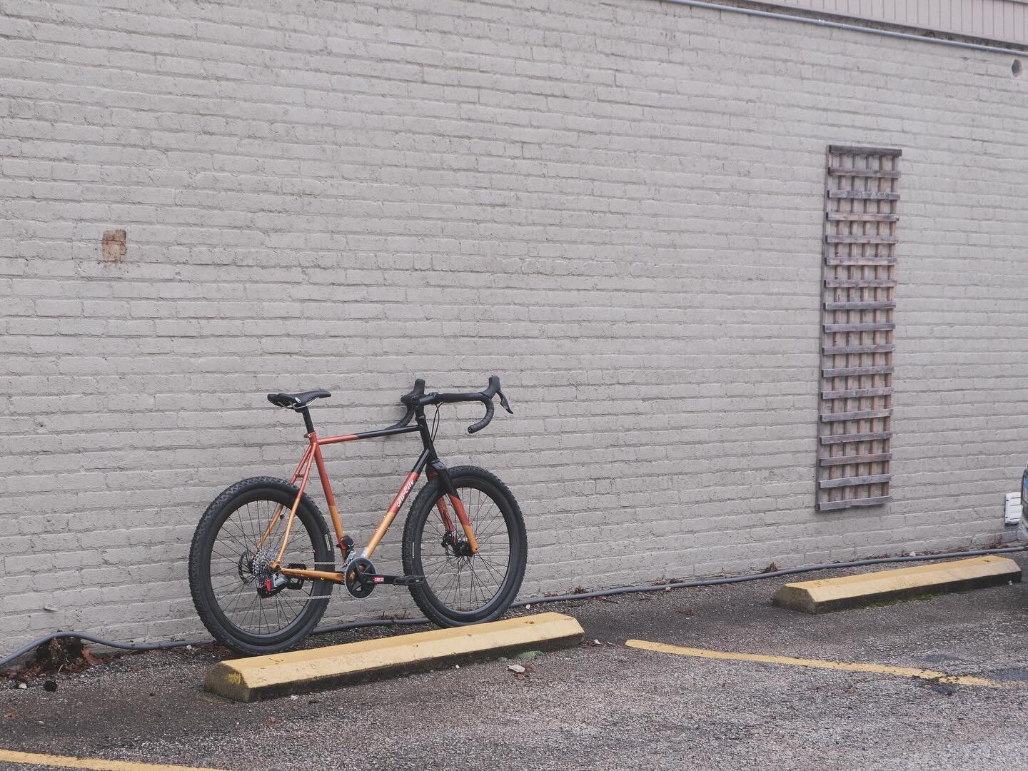 This beauty went home this week! A 650b converted @allcitycycles Cosmic stallion! How fun does the is thing look!! 

Building fun bikes is fun! 
Thanks for the trust and support Keith!
&bull;
&bull;
&bull;
&bull;
&bull;
&bull;
&bull;
&bull;
&bull;

#