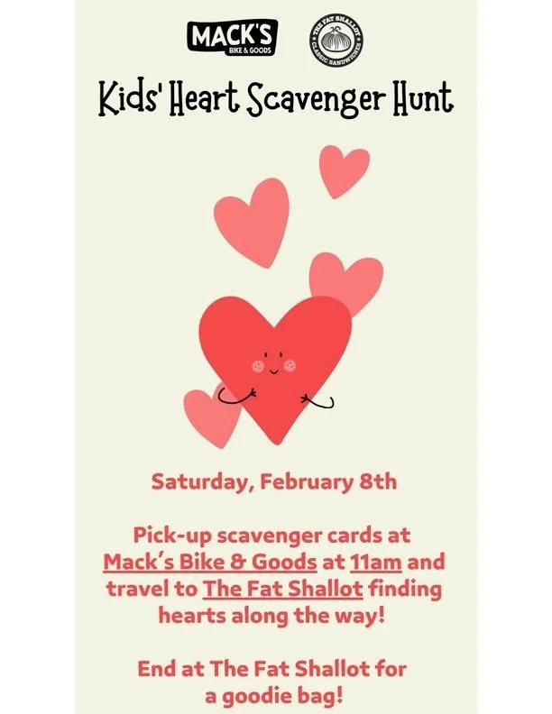 Kids' Heart Scavenger Hunt with The Fat Shallot