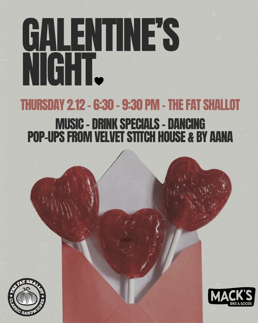 Galentine's Night with Mack's &amp; The Fat Shallot