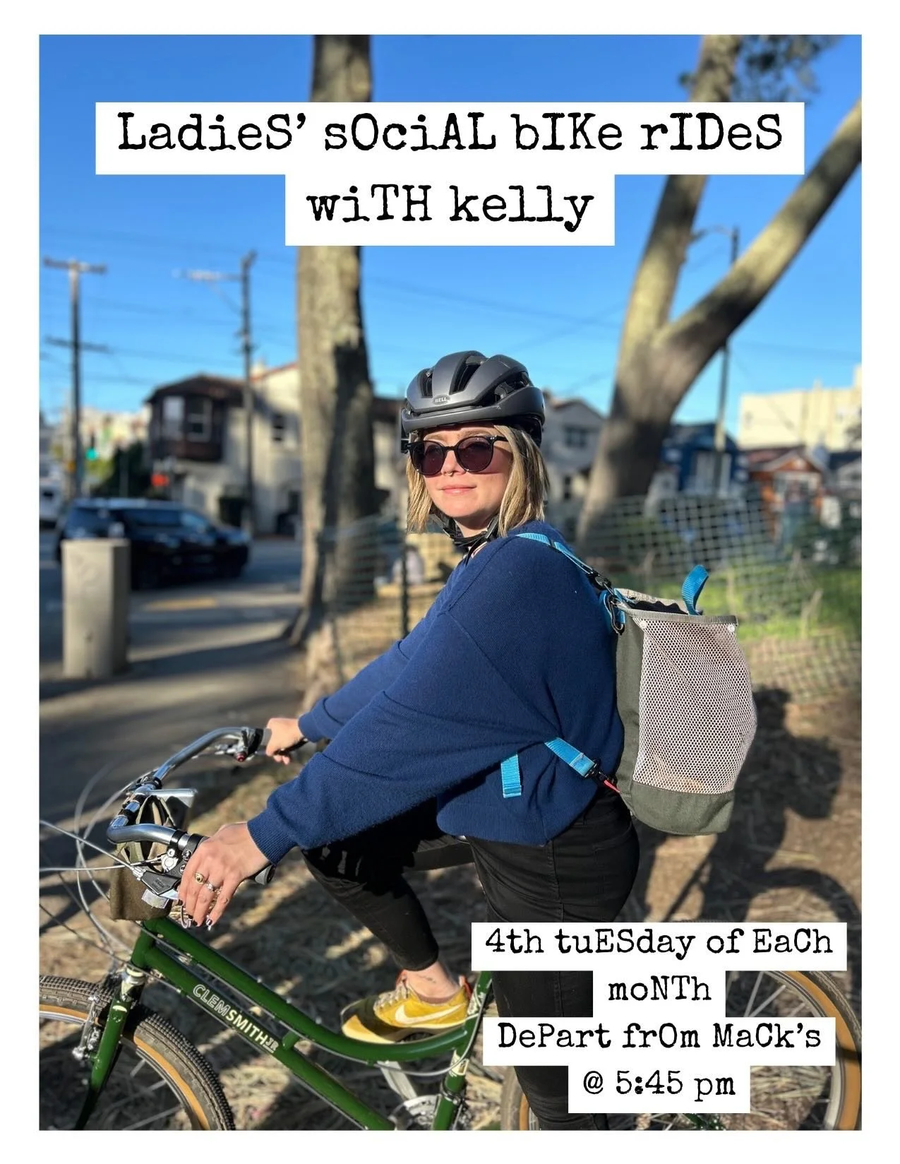 ☎️ calling all ladies ☎️ 

it&rsquo;s time for us to take over the streets with our bikes, music, and fun. join me starting in April for a monthly social bike rides every month through September! 

6-10 miles &mdash; social pace &mdash; all bicycles 