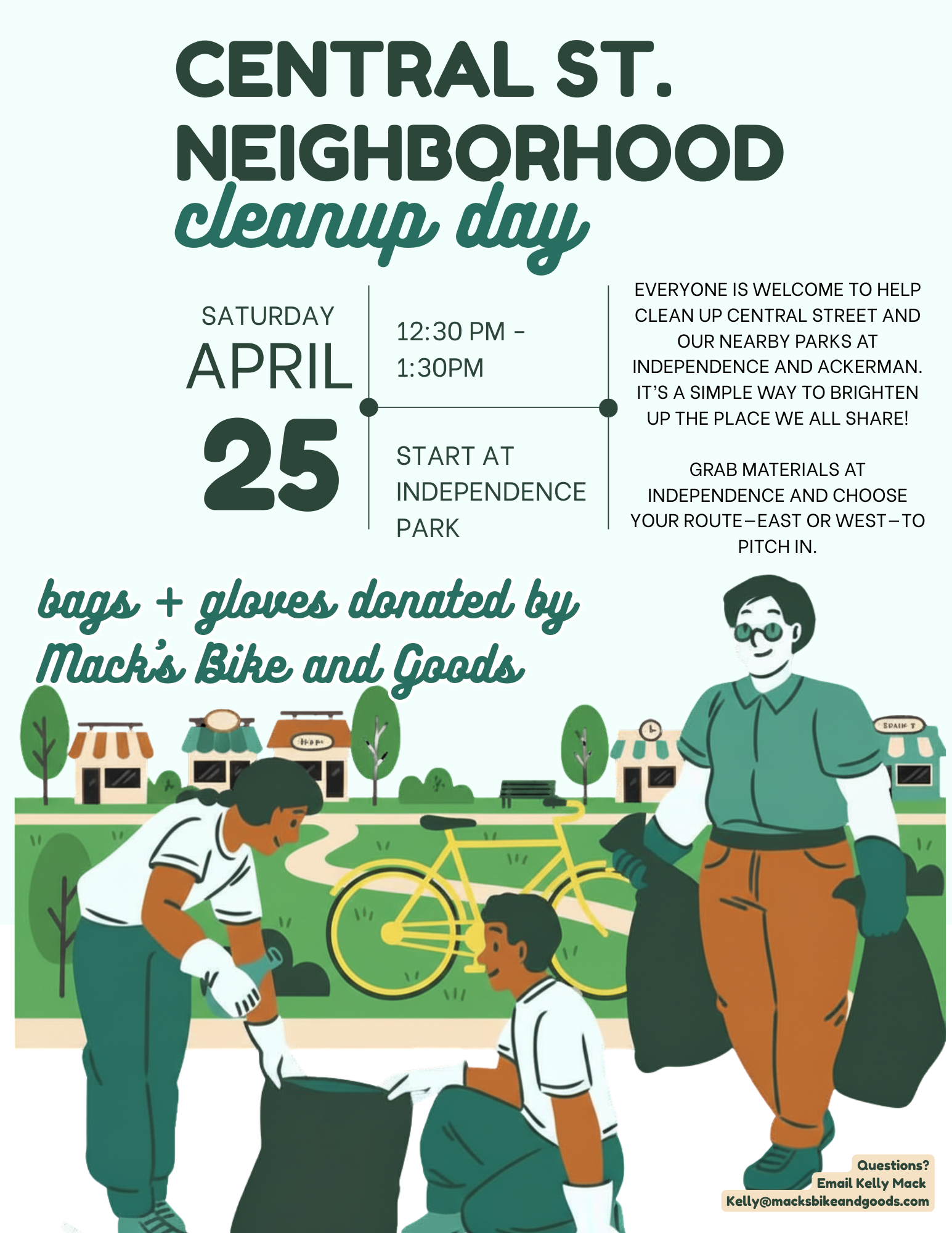 Central Street Neighborhood Clean Up Day