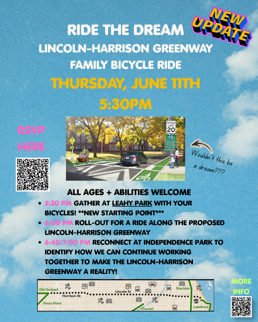 Lincoln-Harrison Greenway Family Bicycle Ride