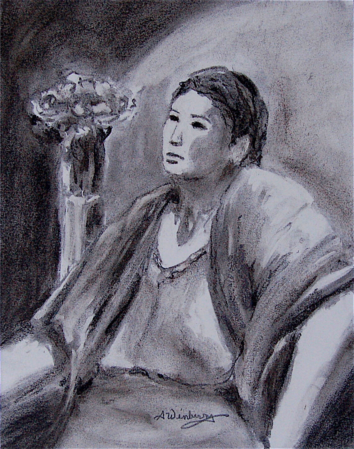 Woman at Table II