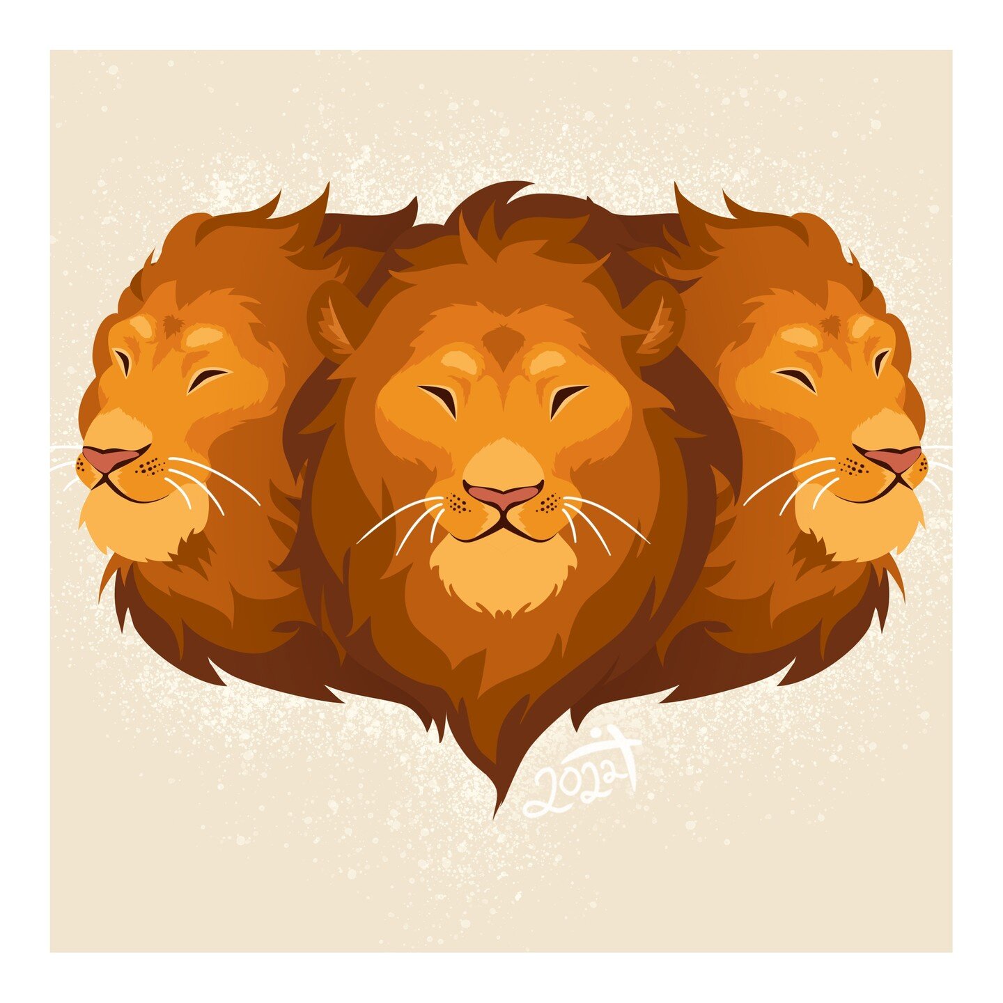 Lions! An unused part of a commissioned piece - they were too fluffy not to share!

#art #digitalart #illustration #artistsoninstagram #lions
