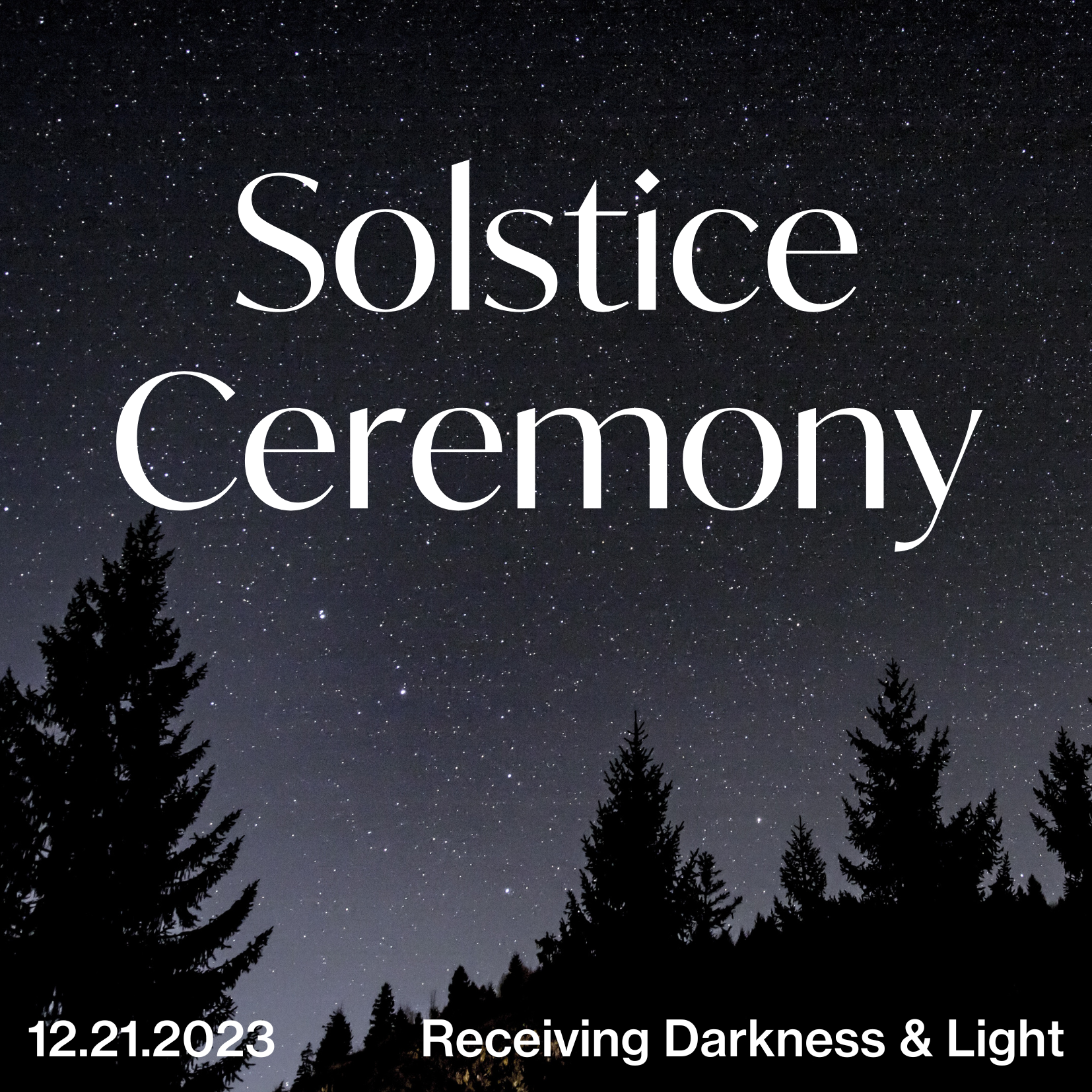 Solstice Ceremony with Madeleina Bolduc