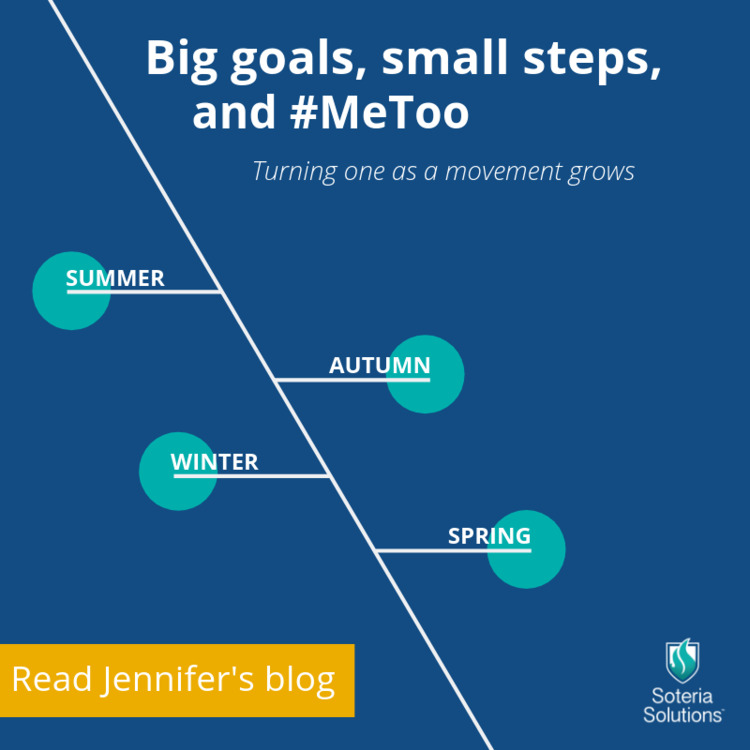 Big goals, small steps, and #MeToo