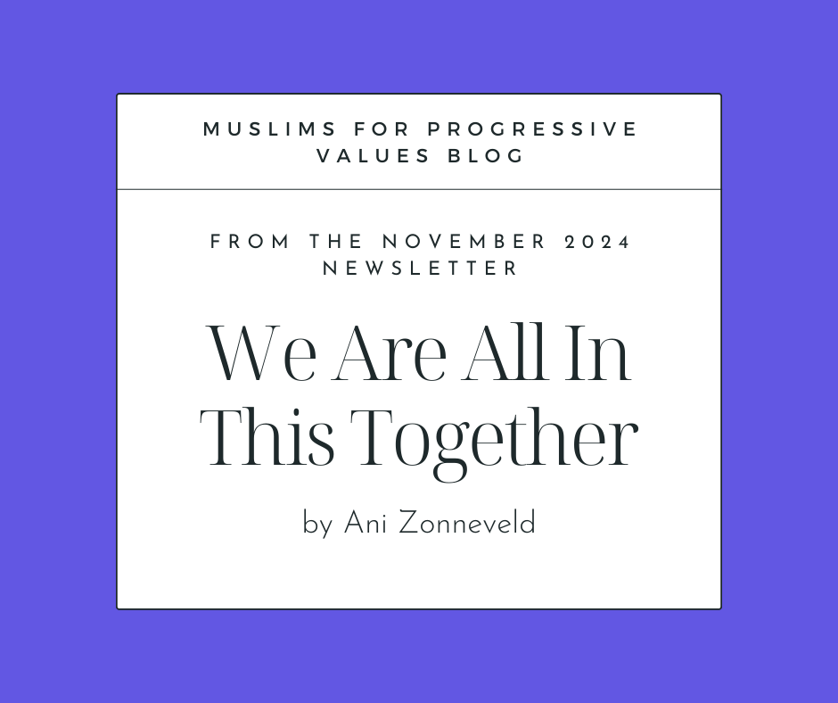 We Are All In This Together 