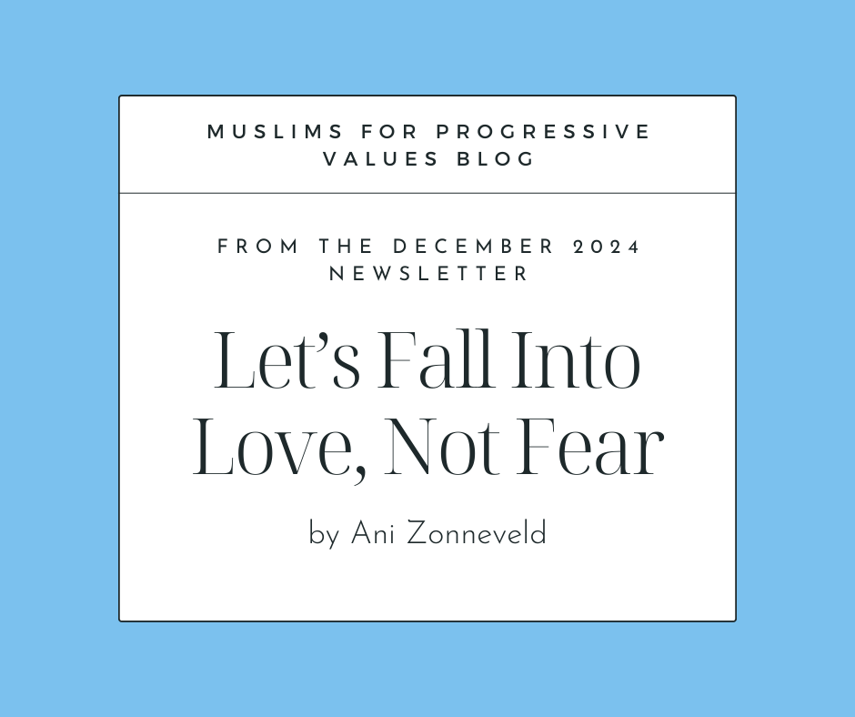 Let's Fall Into Love, Not Fear