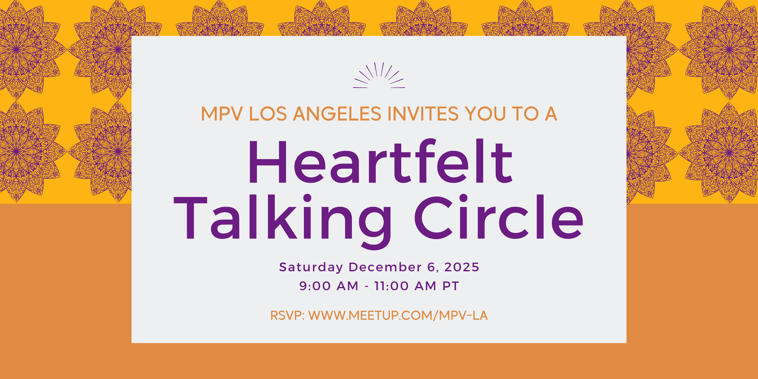 MPV Los Angeles - Heartfelt Talking Circle