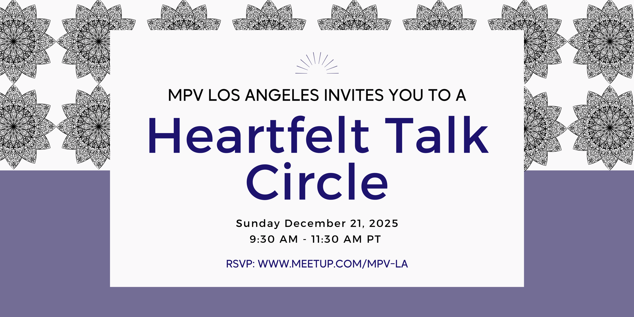 MPV Los Angeles - Heartfelt Talk Circle