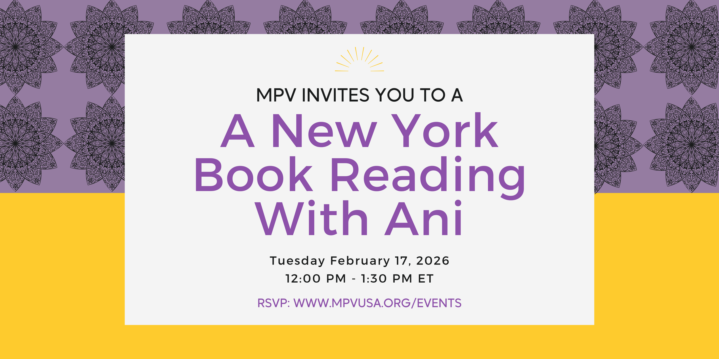 Ani's Book Reading: New York City