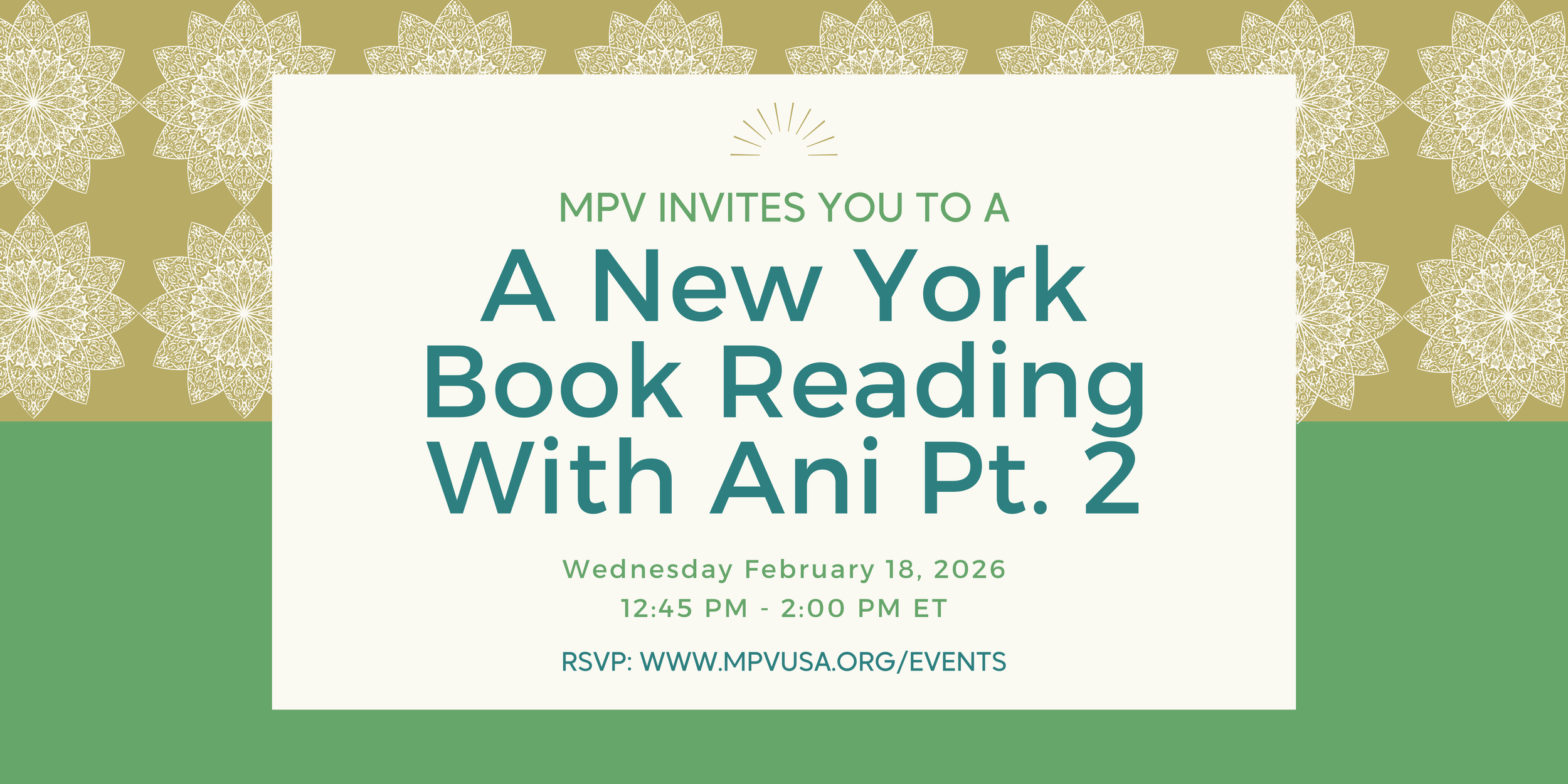 Ani's Book Reading: Jewish Theological Seminary