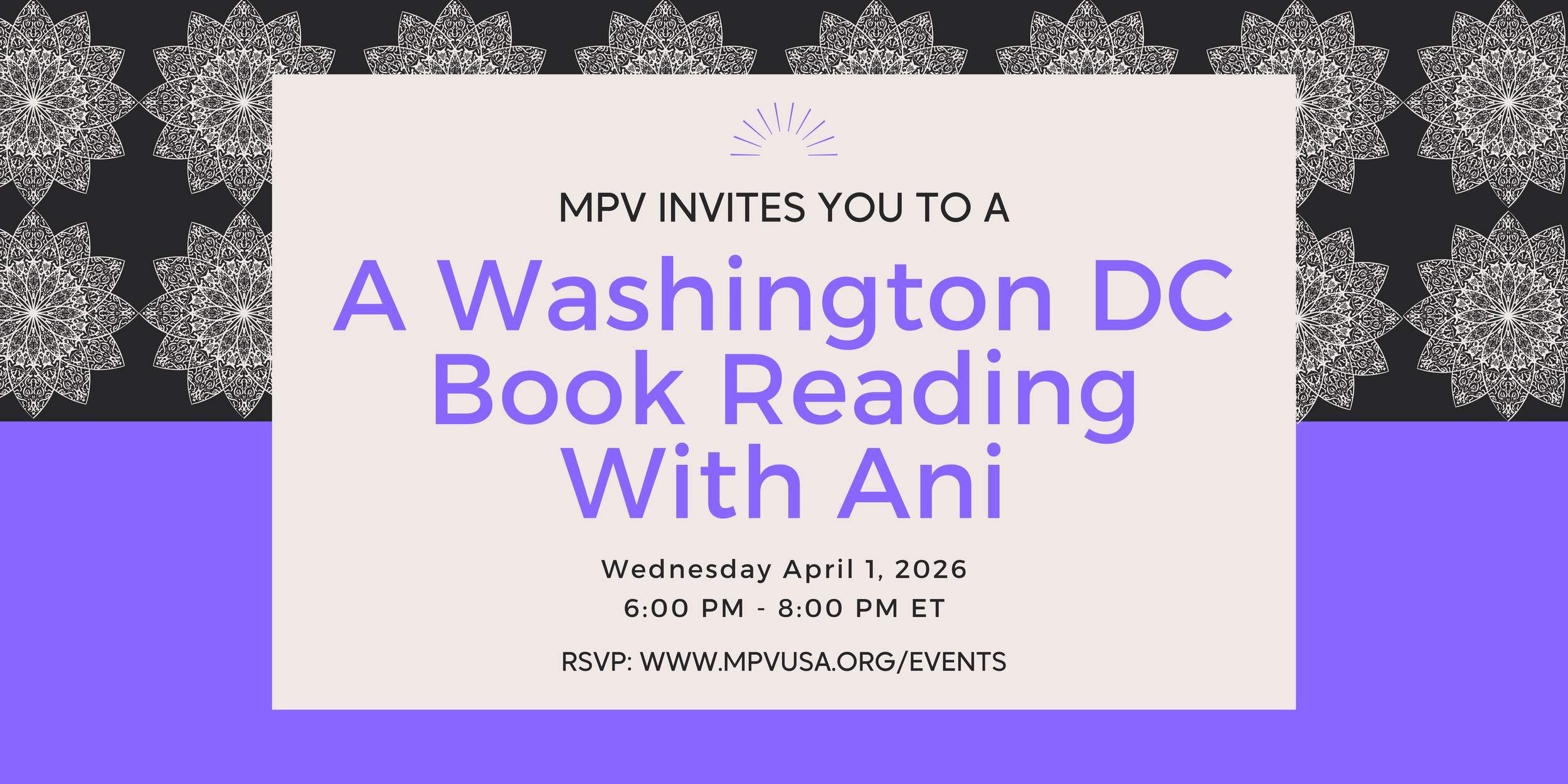 Ani's Book Reading: Washington DC